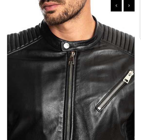 Leather Jacket on Black (Nohow) - Picture 7 of 8